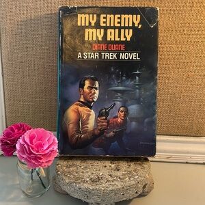 NOT ELIGIBLE FOR BUNDLE DEAL/SALE  My Enemy, My Ally: A Star Trek Novel 1984 ed